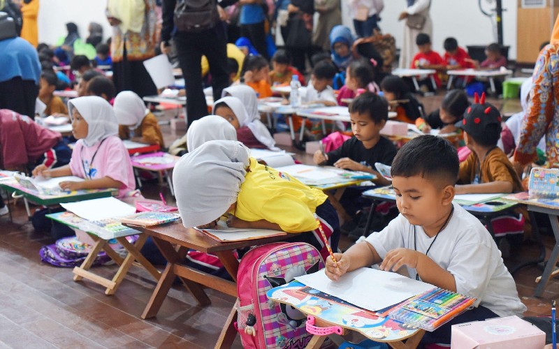 Meriah, Ratusan Anak Ramaikan Lomba Pekan TJSL PT Dahana 2025
