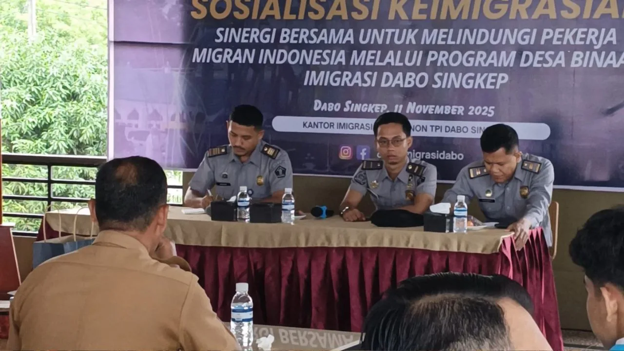 Cegah TPPO, Imigrasi Dabo Singkep Aktif Sosialisasi ke Lima Desa Binaan – Kutipan