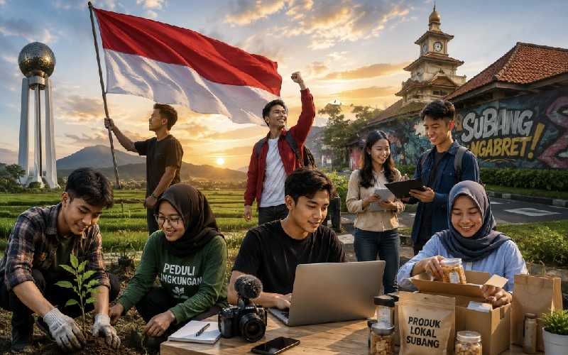 Anak Muda Subang Kekinian, Ini 10 Cara Mengisi Kemerdekaan di Era Digital – TINTAHIJAU.com