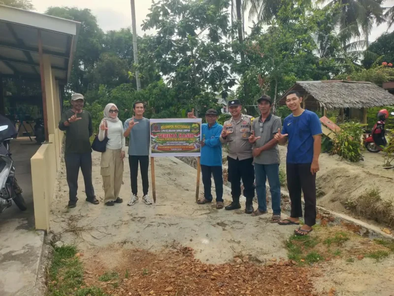 Selesaikan Swakelola, Kelurahan Sungai Lumpur Resmikan Dua Unit Drainase Baru – Anniesway